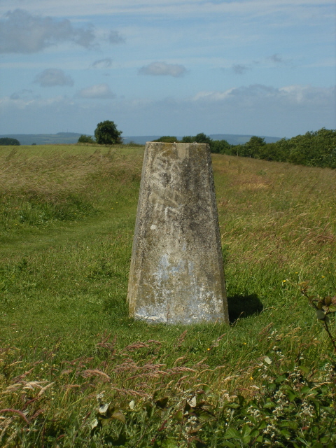 Kithurst Hill - photographed 22 June 2008 Kithurst Hill - trig point